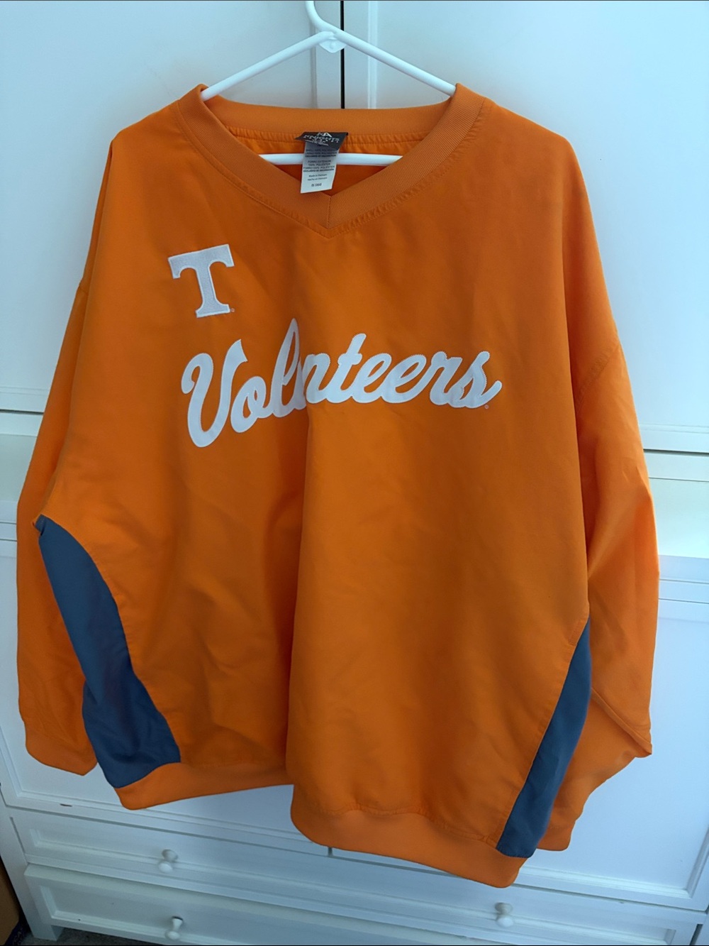 Knights Apparel Orange Crewneck with White Tag Detail